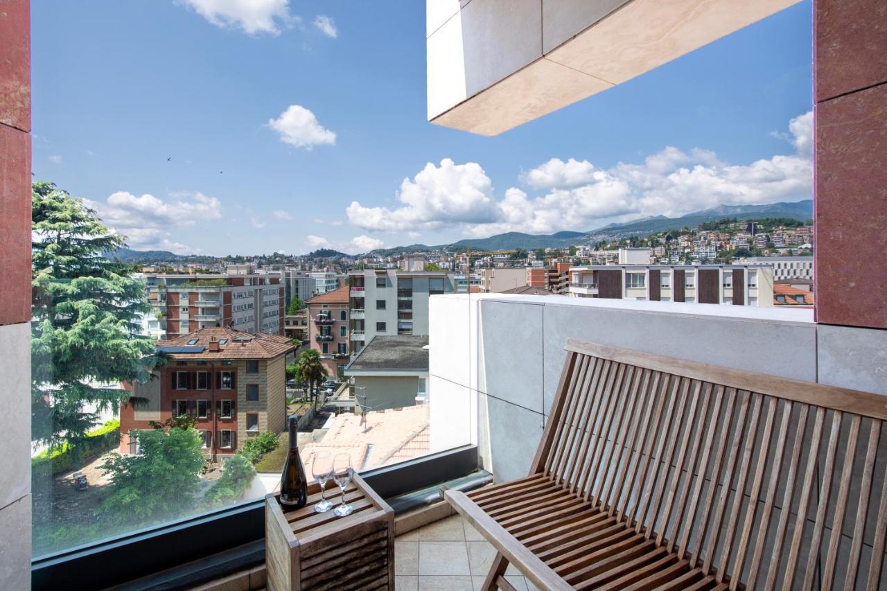 Panoramic Penthouse - Happy Rentals Lugano Kültér fotó