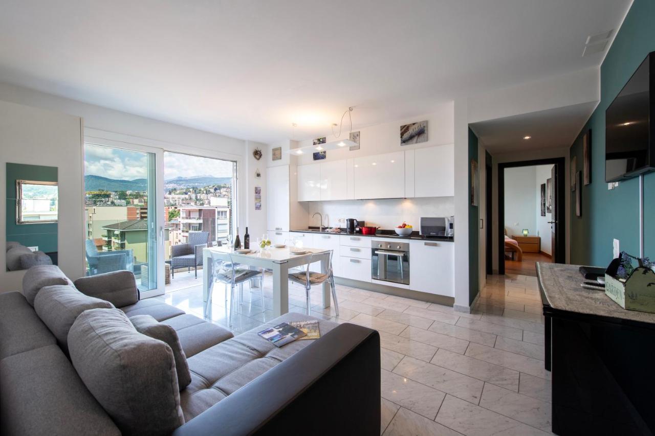 Panoramic Penthouse - Happy Rentals Lugano Kültér fotó
